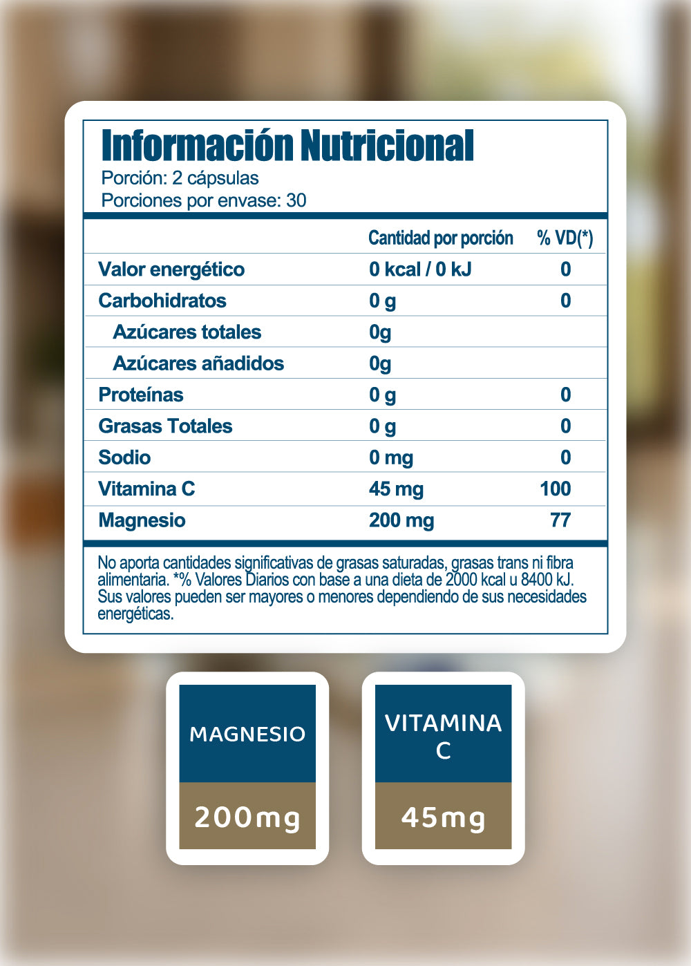 Magnesio Bisglicinato + Vitamina C