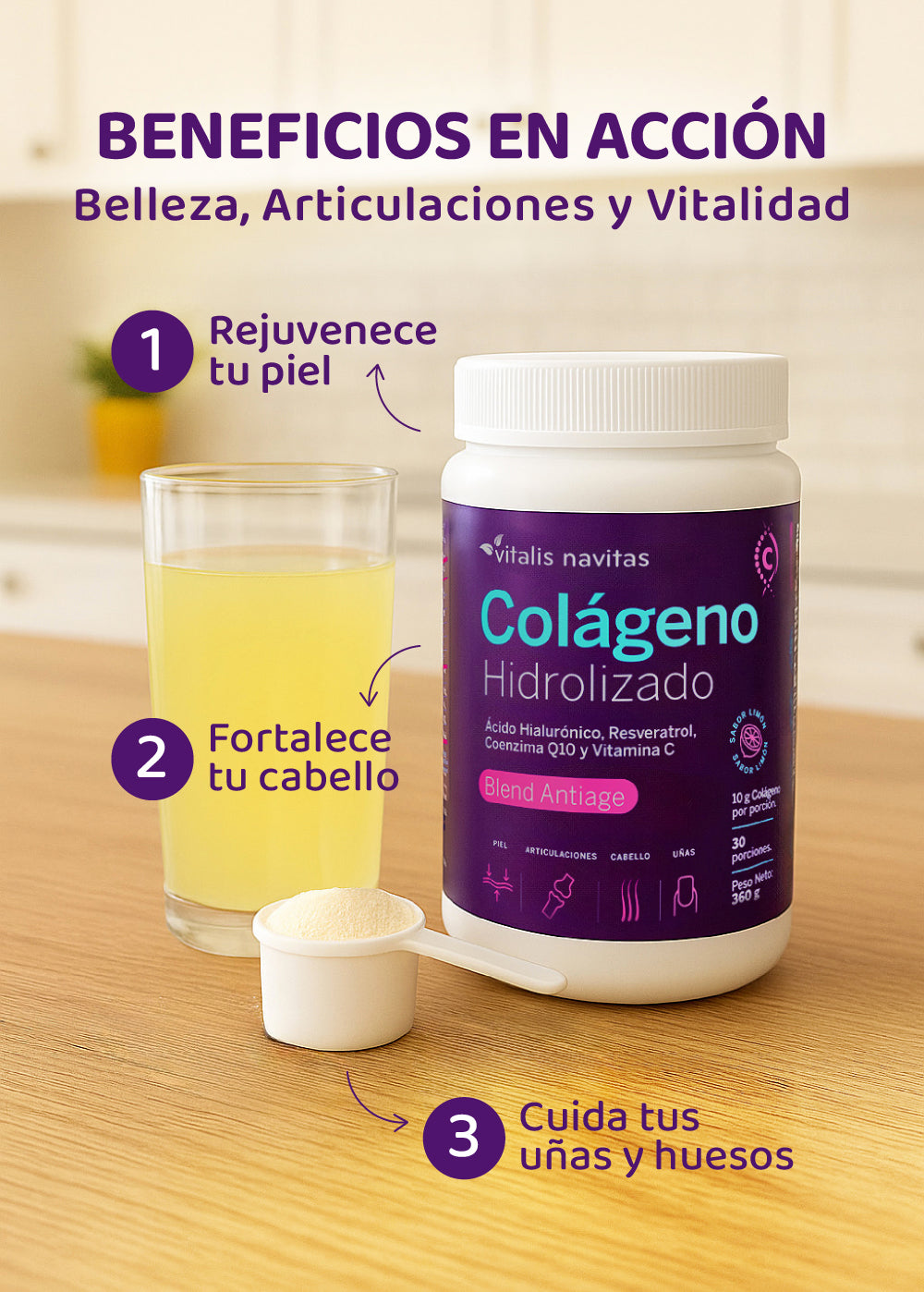 Colágeno Hidrolizado Bebible Antiage