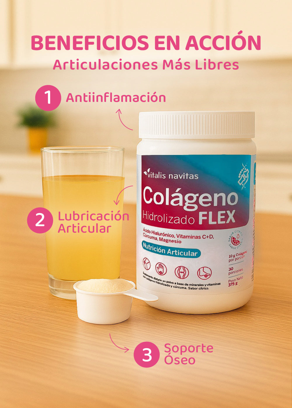 Colágeno Hidrolizado Bebible Flex Articulaciones