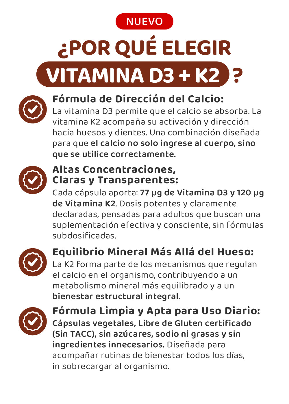 Vitamina D3 + K2