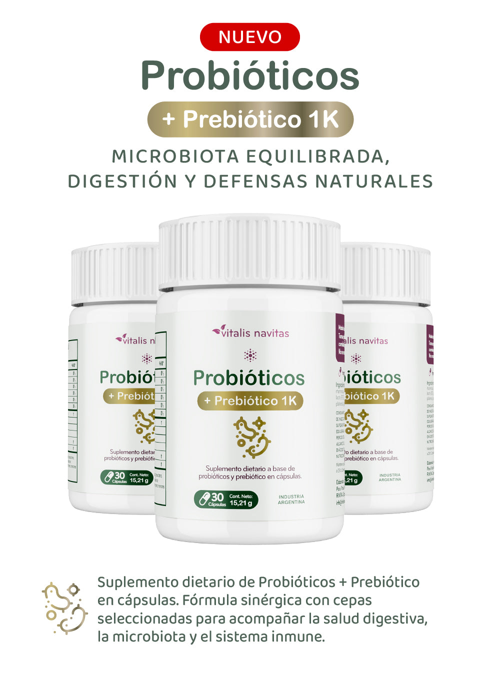 Probióticos + Prebiótico 1K