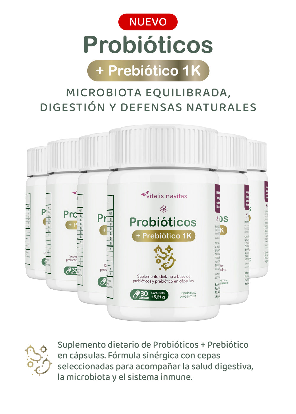 Probióticos + Prebiótico 1K
