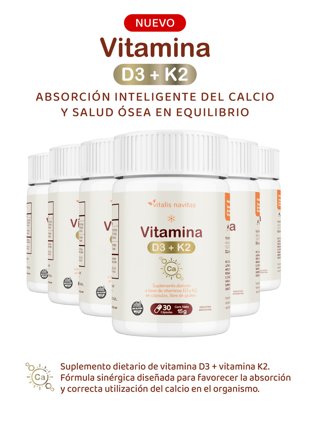 Vitamina D3 + K2